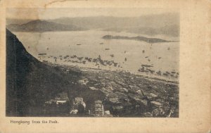 Hong Kong From The Peak Vintage Postcard 03.53