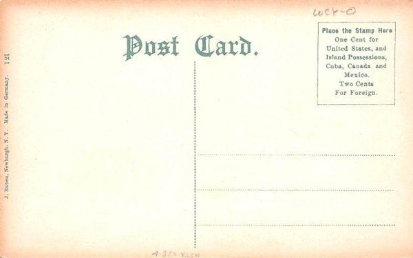 Boat House & Pavilion Newburgh, New York Postcard