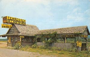 Etowah Tennessee Drive In Village Of 1800 Exterior Vintage Postcard K20887
