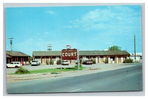 Vintage 1960's Advertising Postcard Coronado Courts Motel Fort Sumner New Mexico