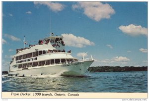 Triple Decker, Passenger Vessel, 1000 ISLANDS, Ontario, Canada, 50-80´