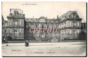 Old Postcard Chaumont The Prerecture