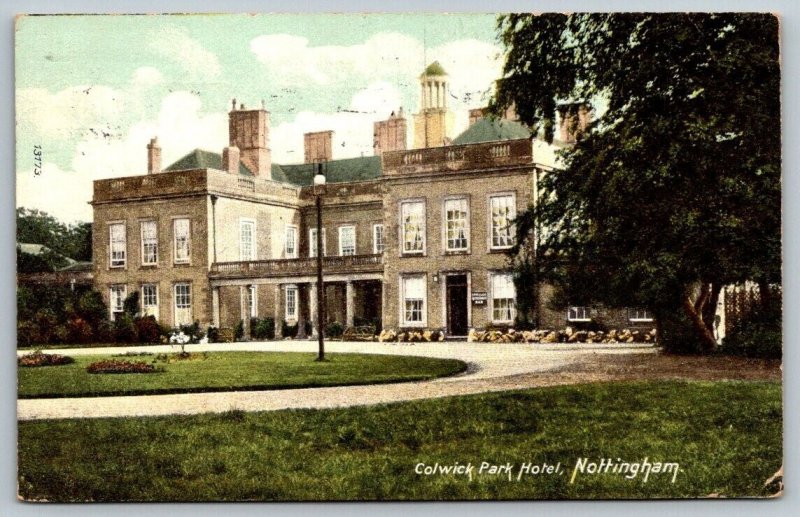 Colwick Park Hotel  Nottingham  England UK  Postcard