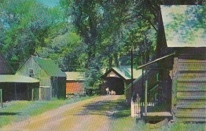 Covered Bridge Here At Tunbridge Vermont