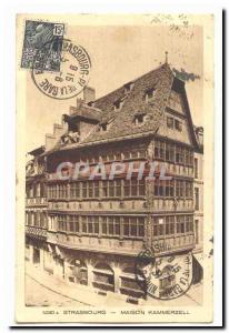 Strasbourg Carte Postale Ancienne Maison Kammerzell