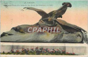 Old Postcard Calais high monument to the memory of the dead of Pluviose