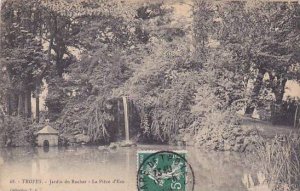 France Troyes Jardin du Rocher La Piece d'Eau 1909