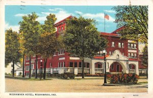 Mishawaka Indiana Mishawaka Hotel Vintage Postcard AA39695
