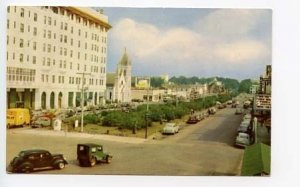 Pensacola FL Movie Theatre Store Fronts Street Vue Old Cars Postcard