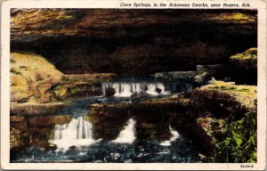 Cave Springs in the Arkansas Ozarks near Rogers AK Postcard PC30