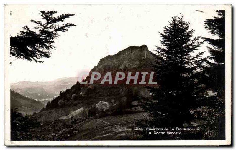 Old Postcard Around La Bourboule La Roche Vendeix