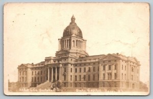 RPPC State Capitol  Pierre  South Dakota    Photo Postcard  1912