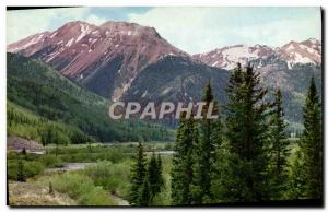 Postcard Modern Red Mountains colorful peaks of the San Juan Range qui Sudden...