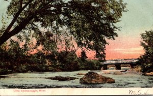 Maine View Along The Little Androscoggin River 1907