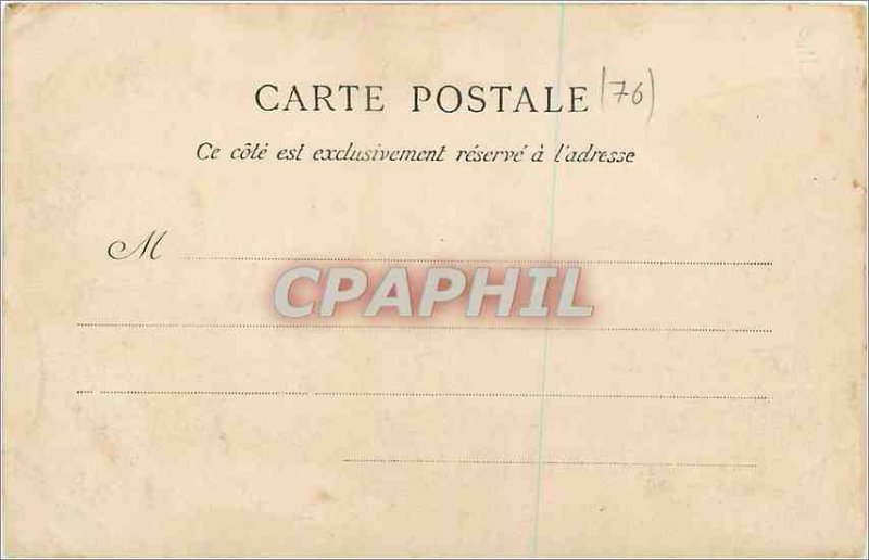 Old Postcard Saint Valery en Caux Vue generale