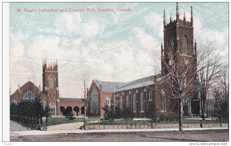 LONDON , Ontario , Canada ,00-10s ; St Paul's Cathedral & Cronyn Hall