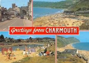 BR89684 greetings from charmouth  uk