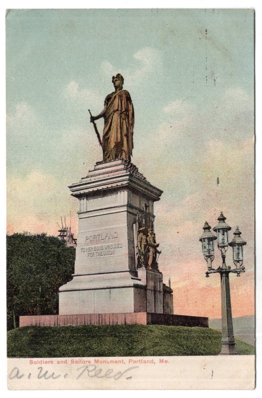 Portland, Me., Soldiers and Sailors Monument