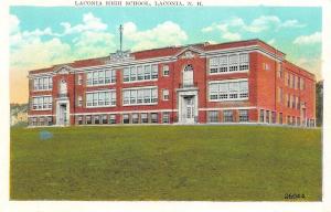 LACONIA, NH  New Hampshire         LACONIA HIGH SCHOOL       c1920's Postcard