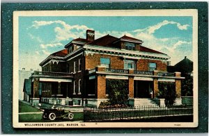 Williamson County Area Museum Marion IL Vintage Postcard E22