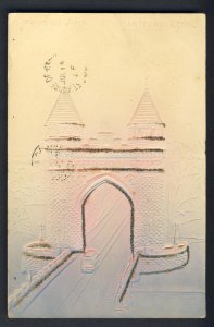 Embossed Hartford, Connecticut/CT Postcard, Memorial Arch, 1906!