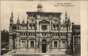 CPA Certosa di PAVIA Facciata e fianco de la Chiesa ITALY (805282)