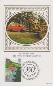 Royal Mail Lorry Log Of Wood Post Office Van Benham First Day Cover