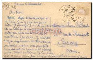 Old Postcard From Beaune Court I & # 39Hotel God And Gallery