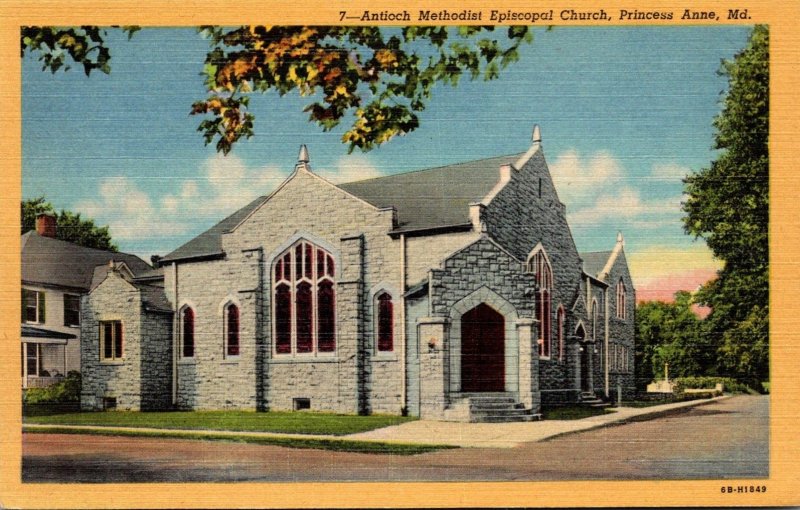 Maryland Princess Anne Antioch Methodist Episcopal Church Curteich