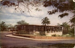 Honolulu Hawaii Fort Shafter Recreation Building c1950-60s Vintage Postcard