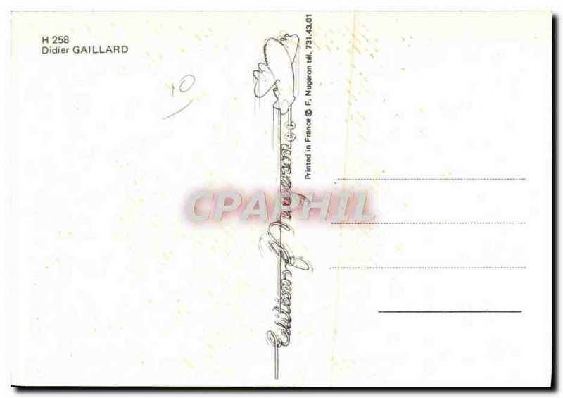 Postcard Modern Naked erotic Illustrator Didier Faillard