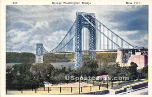 George Washington Bridge, New York NY  