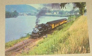 VINTAGE UNUSED POSTCARD STEAMTOWN U.S.A. BELLOWS FALLS VERMONT