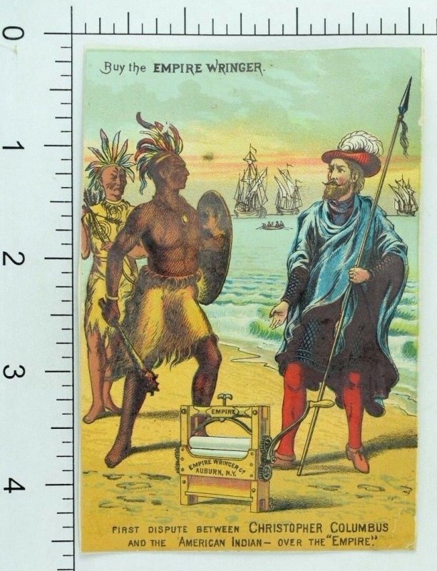 Empire Wringer Co. Dispute Between American Indian & Christopher Columbus P81