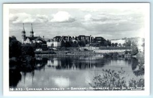 RPPC  SPOKANE, Washington WA  ~ GONZAGA UNIVERSITY ca 1950s Leo's Postcard