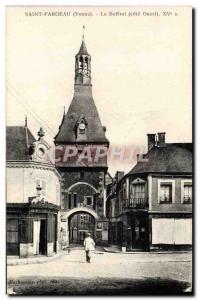 Old Postcard Saint Fargeau The Belfry