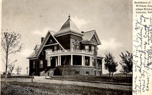 Lincoln, Nebraska - Residence of William Jennings Bryant - in 1906