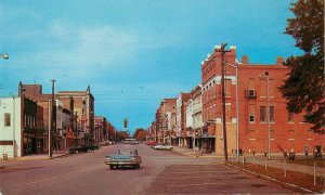 Kentucky Henderson Business Section autos Dexter Postal Color Postcard 22-10053