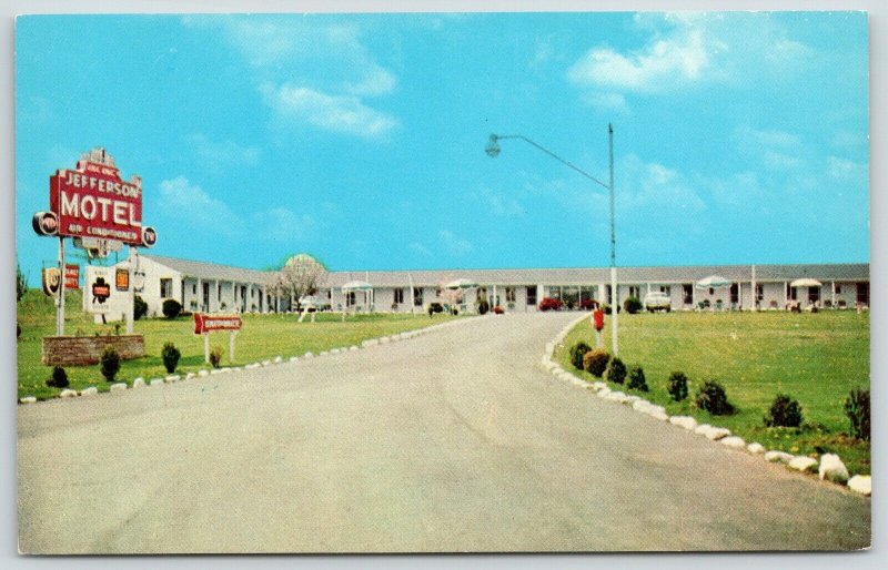 Warrenton VA Jefferson Motel~Playground & Cribs~Free TV in Every Room~1959 PC