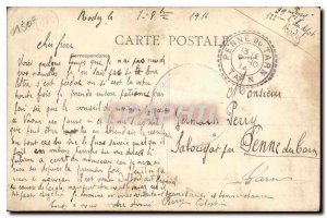 Postcard Old Rodez Boulevard Republic