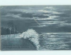 Divided-Back LAKE MICHIGAN Postmarked Chicago Illinois IL hk3158