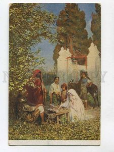 3074951 ARABIAN Female Slaves & SWEET-SELLER by LEINWEBER old