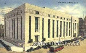 Albany, NY USA Post Office 1953 postal marking on front