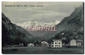 Old Postcard Gressoney St Jean Sendren e Chemonal