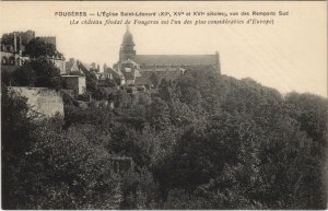 CPA Fougeres Eglise St Leonard (1237693)