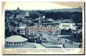 Postcard Ancient Arts International Exhibition decorative general view paris ...