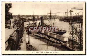 Postcard Nantes Old Harbor View