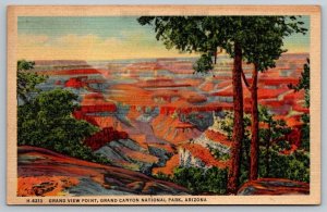 Vintage Arizona Postcard - Grand Canyon National Park   Fred Harvey  1958