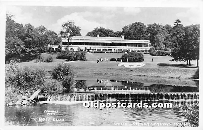 Golf Club, Cummins Real Photo Golf Unused 