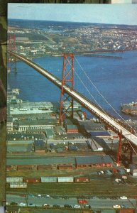 Vintage Postcard 1910's Wide Long City Bridge V. & Sons Publishing Company